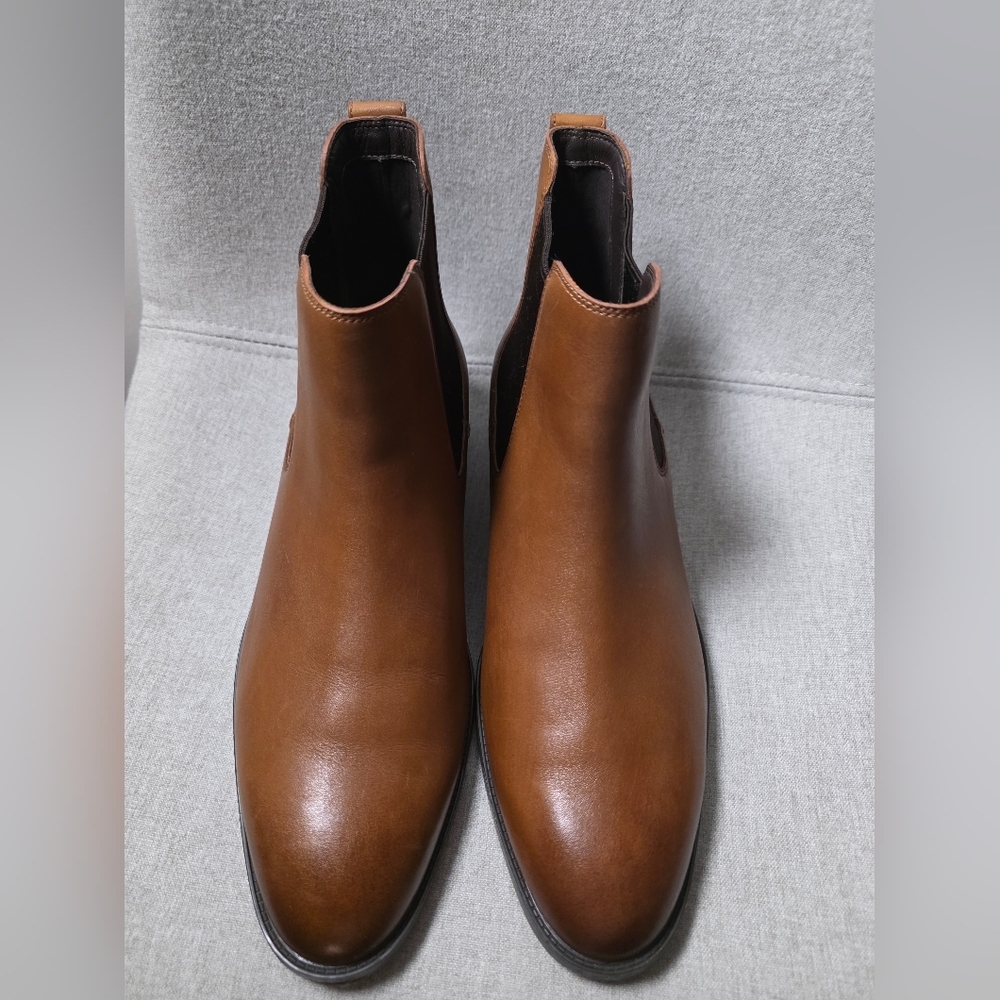 Men's Brown Leather Chelsea Boots
